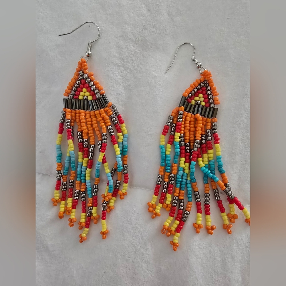 Woman's Beaded Earings